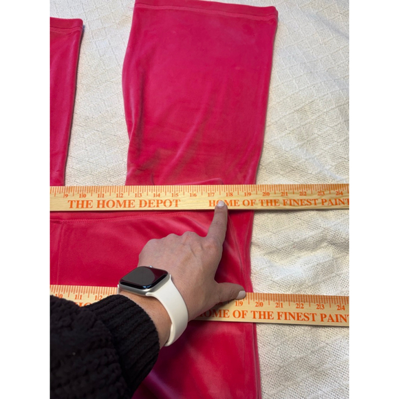 NWT Juicy Couture Bling Track Suit Color "Pink Party" Hot Size Large Y2K Glam! - Picture 7 of 9